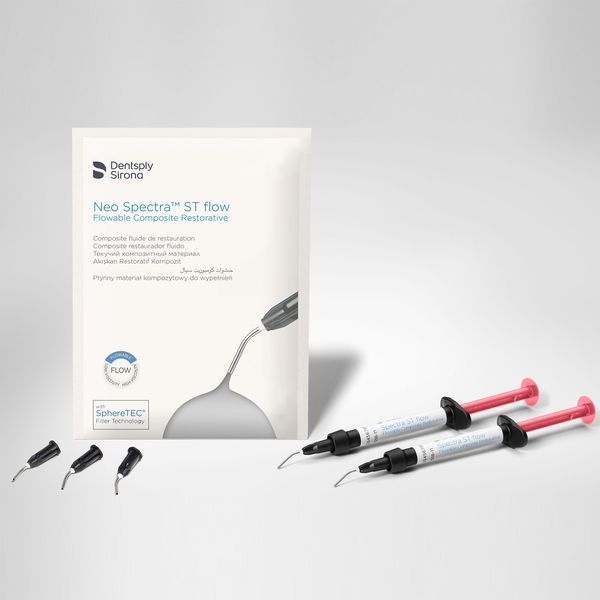 Нео Спектра СТ флоу 2хА3 по 1,8 г + 25 насадок Neo Spectra ST flow Dentsply Sirona 60701923 фото