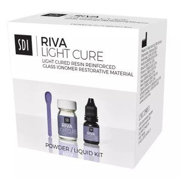 Рива ЛЦ А3 фото стеклоиномерный цемент 15г+7.2мл RIVA LIGHT CURE SDI 87536 фото