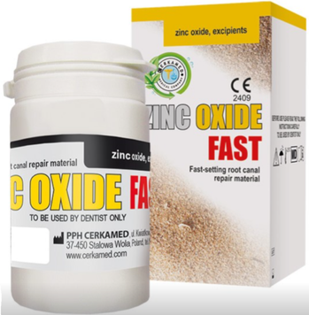 Оксид Цинка быстротвердеющий 50г ZINC OXIDE FAST Cerkamed 46852 фото