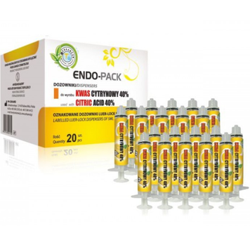 Шприцы для промывания 20 шт ENDO-PACK CITRIC ACID Cerkamed 23749 фото
